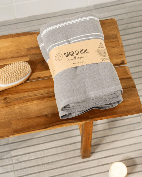 Classic Fringeless XL Bath Bundle - Grey - Image 10