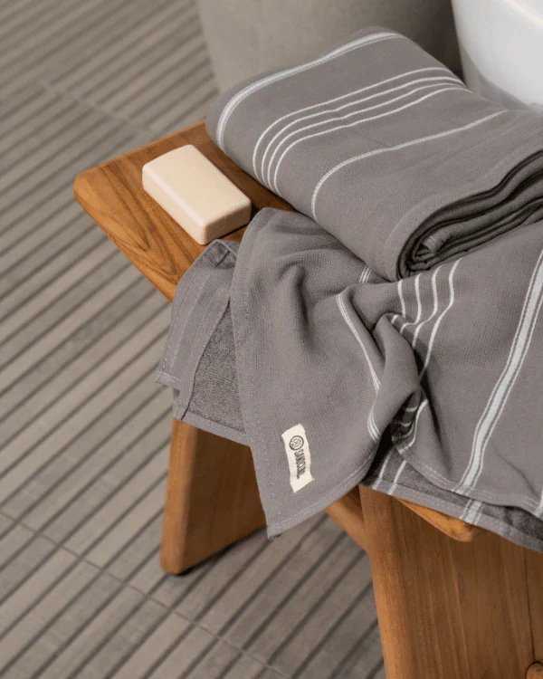 Classic Fringeless XL Bath Bundle - Grey - Image 8