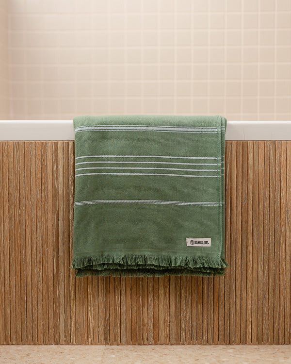 Classic XL Bath Bundle 2 Pack - Hedge Green - Image 2