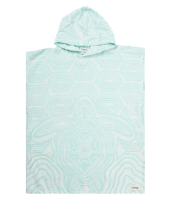 Geo Turtle Hooded Poncho Youth - Image 2