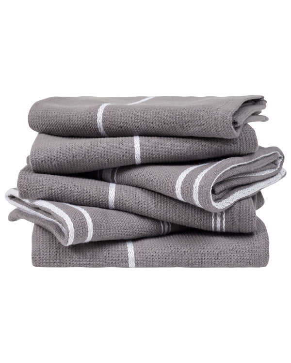 Classic Bath Washcloth Bundle 6 Pack - Grey - Image 2