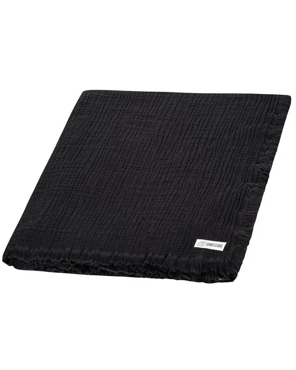 Lara Black - Muslin Blanket - Queen - Image 6