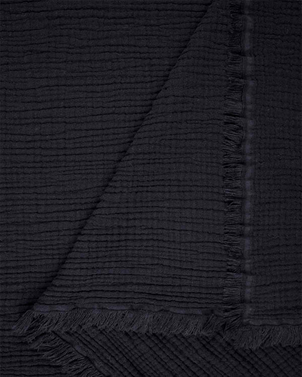 Lara Black - Muslin Blanket - Queen - Image 7