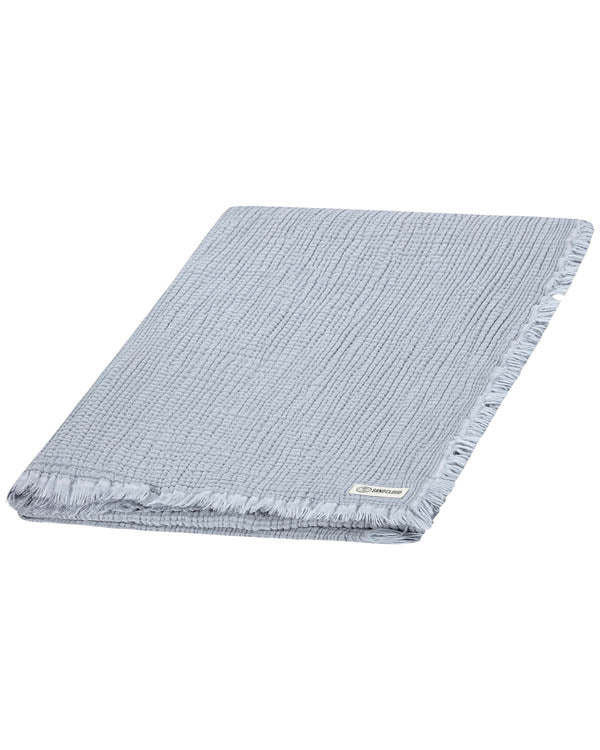 Lara Light Grey - Muslin Blanket - Queen - Image 11