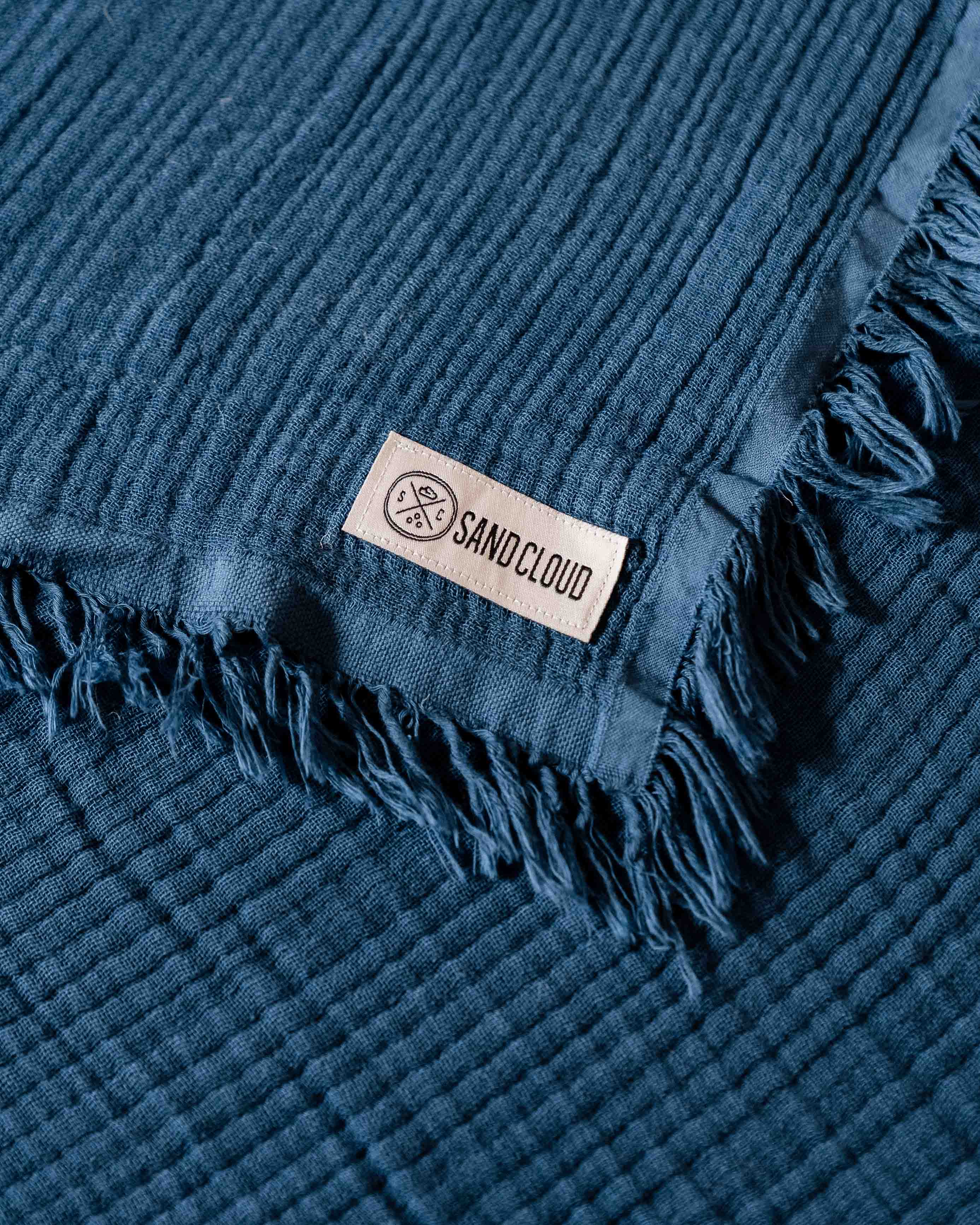Lara Dark Denim - Muslin Blanket - Queen - Image 5