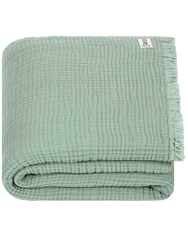 Lara Sage- Muslin Blanket - Queen - Image 7
