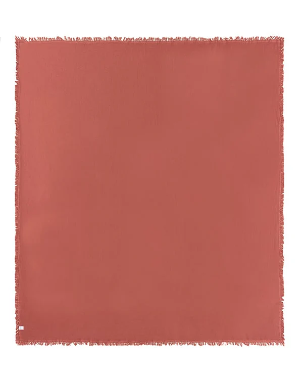 Lara Terracotta - Muslin Blanket - King - Image 5