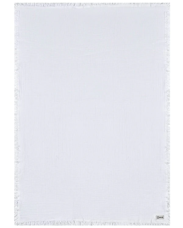 Lara White - Muslin Blanket - King - Image 2