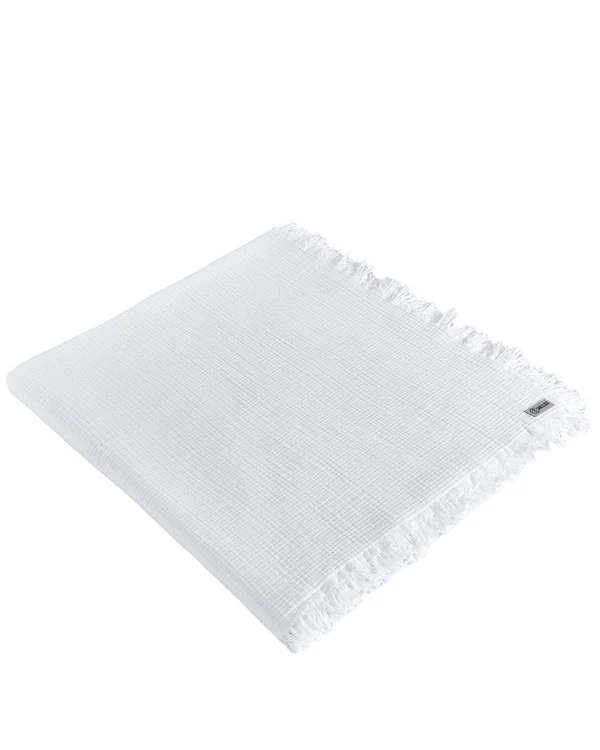 Lara White - Muslin Blanket - King - Image 9