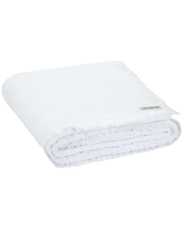 Lara White - Muslin Blanket - Queen - Image 11