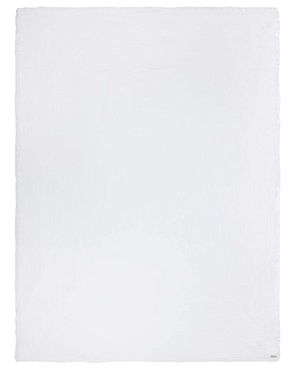 Lara White - Muslin Blanket - Queen - Image 2