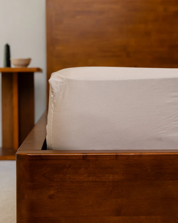 Luxe Sateen Sheet Set Beige - Image 9