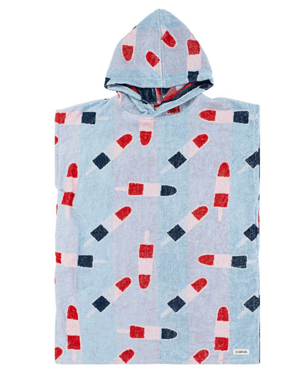 Popsicle Hooded Poncho Youth - Image 2