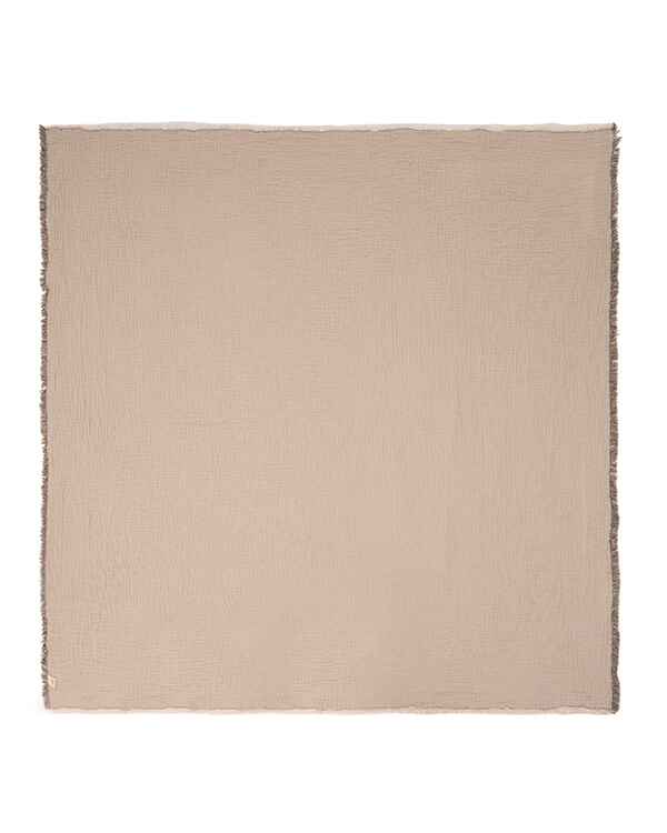 Senna Melange Muslin Blanket - Beige - King - Image 4