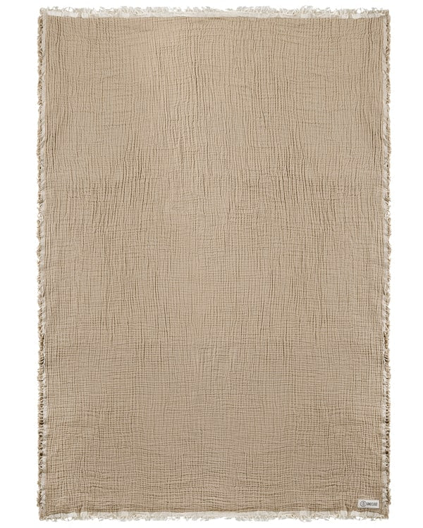 Senna Taupe - Muslin Blanket - King - Image 2