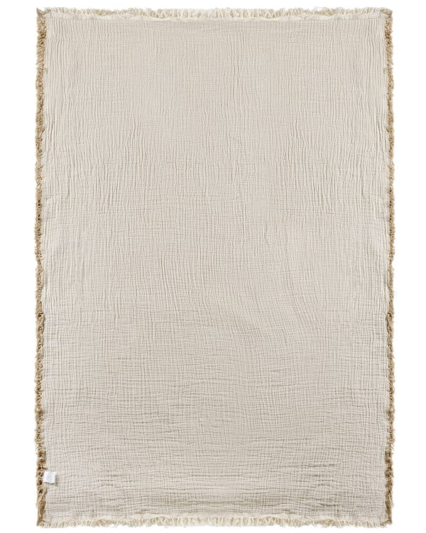 Senna Taupe - Muslin Blanket - King - Image 4