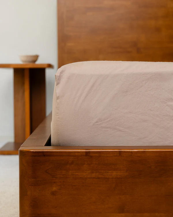 Signature Percale Solid Sheet Set Beige - Image 7
