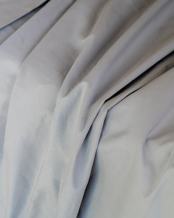 Signature Percale Solid Sheet Set Grey - Image 2