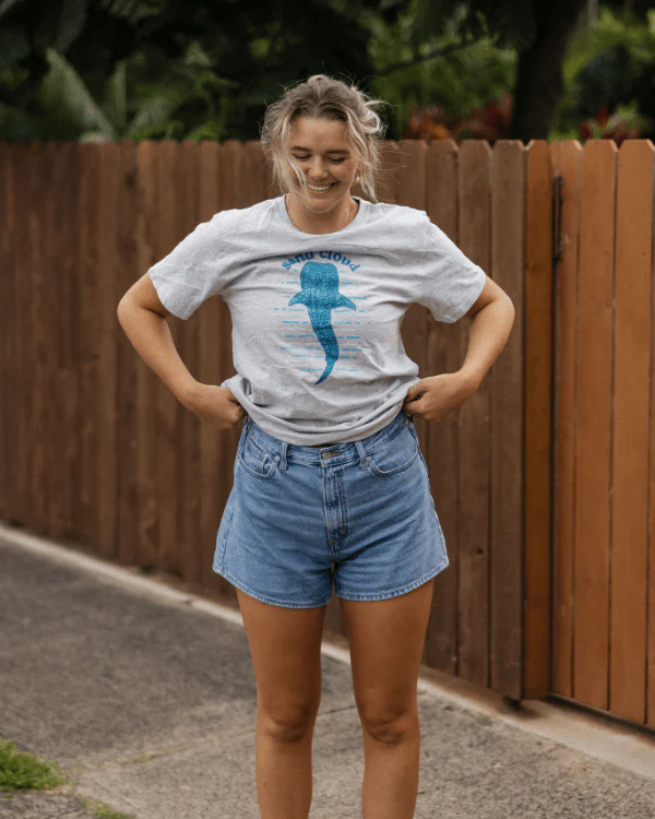Spotted Shark SS Tee - Heather Gray - Image 2