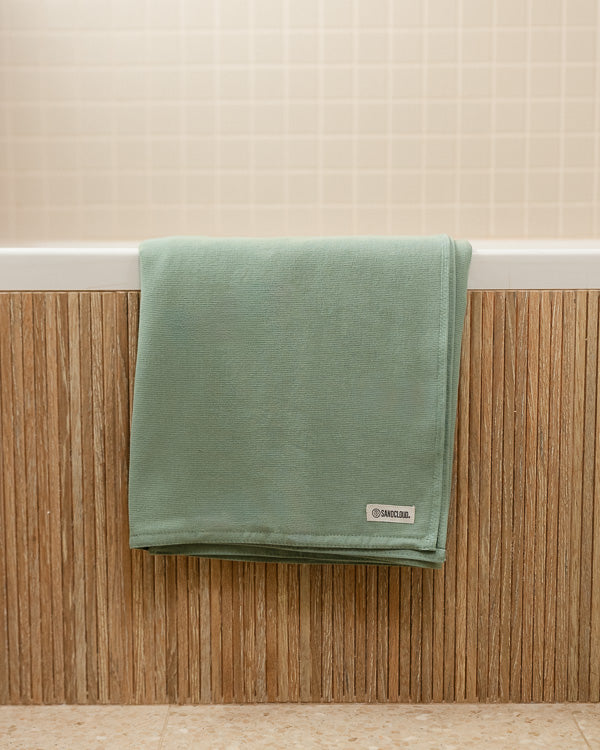 Terra Fringeless XL Bath Bundle 2 Pack - Sage - Image 2