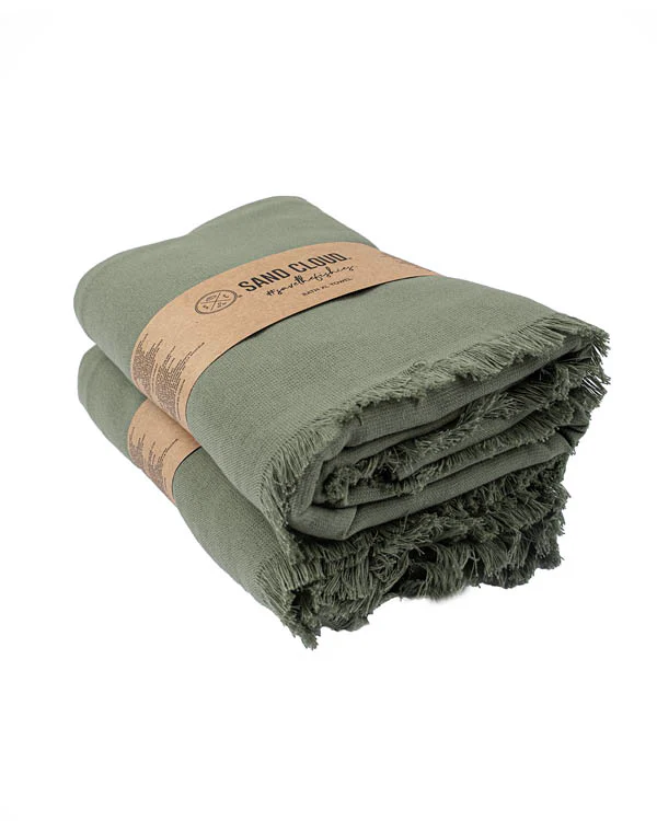 Terra XL Bath Bundle 2 Pack - Hedge Green